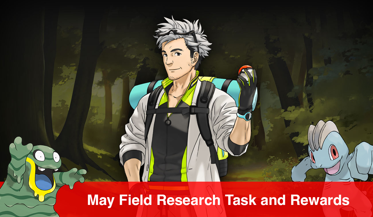 Pokemon GO May Field Research Tasks and Rewards PokéWreck